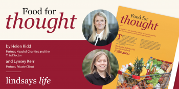 Food for thought - the pitfalls of improvised Wills for families and charities